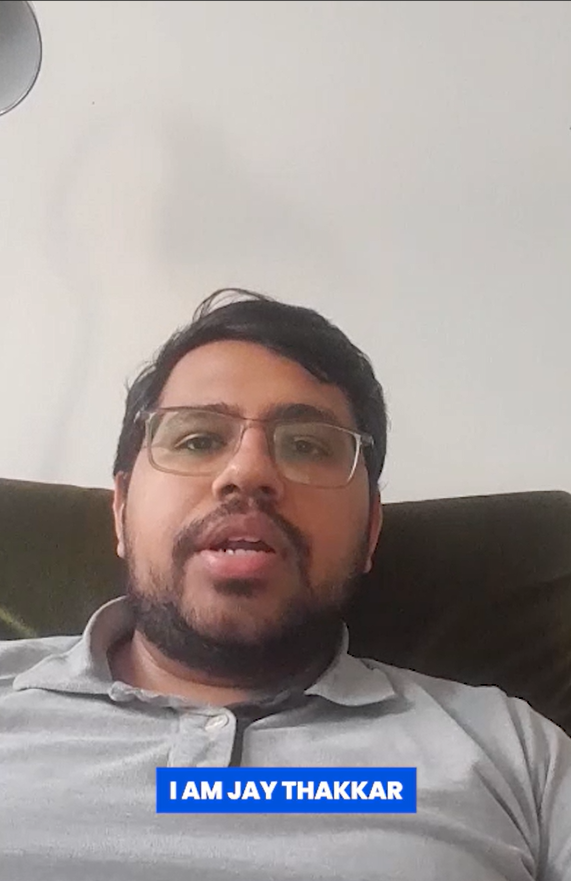 Testimonial By Jay Thakkar